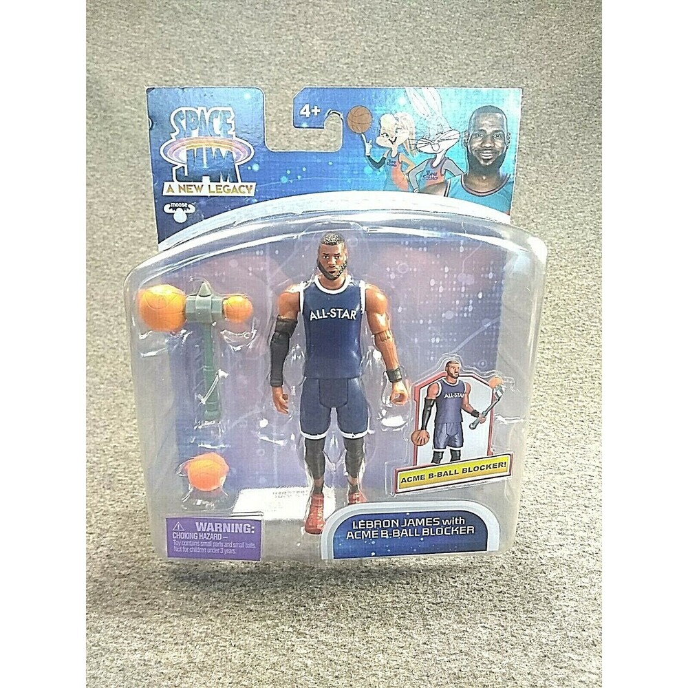 2021 SPACE JAM A NEW LEGACY 5" Lebron James With Acme B-Ball Blocker